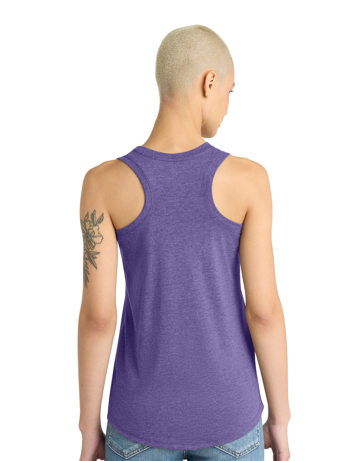 OUTLINE Logo Women's Racerback Tank (PURPLE FROST) - So Good!