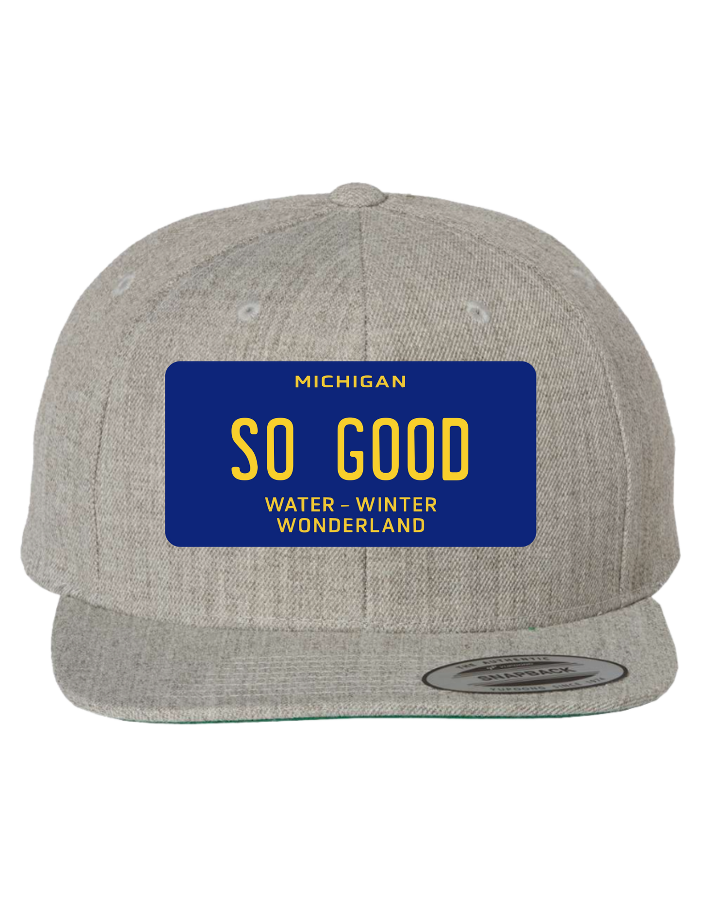 So Good Michigan Premium License Plate Trucker Hats