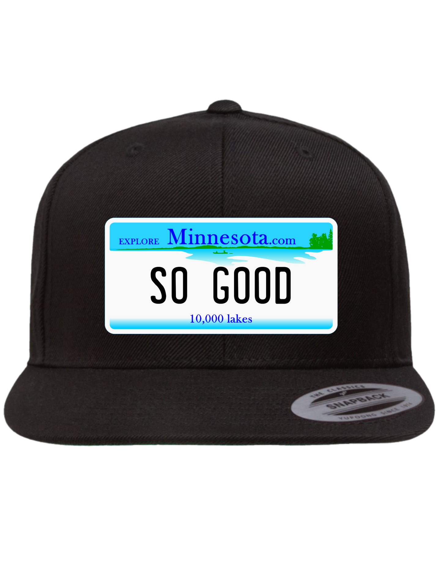 So Good Minnesota Premium License Plate Trucker Hats