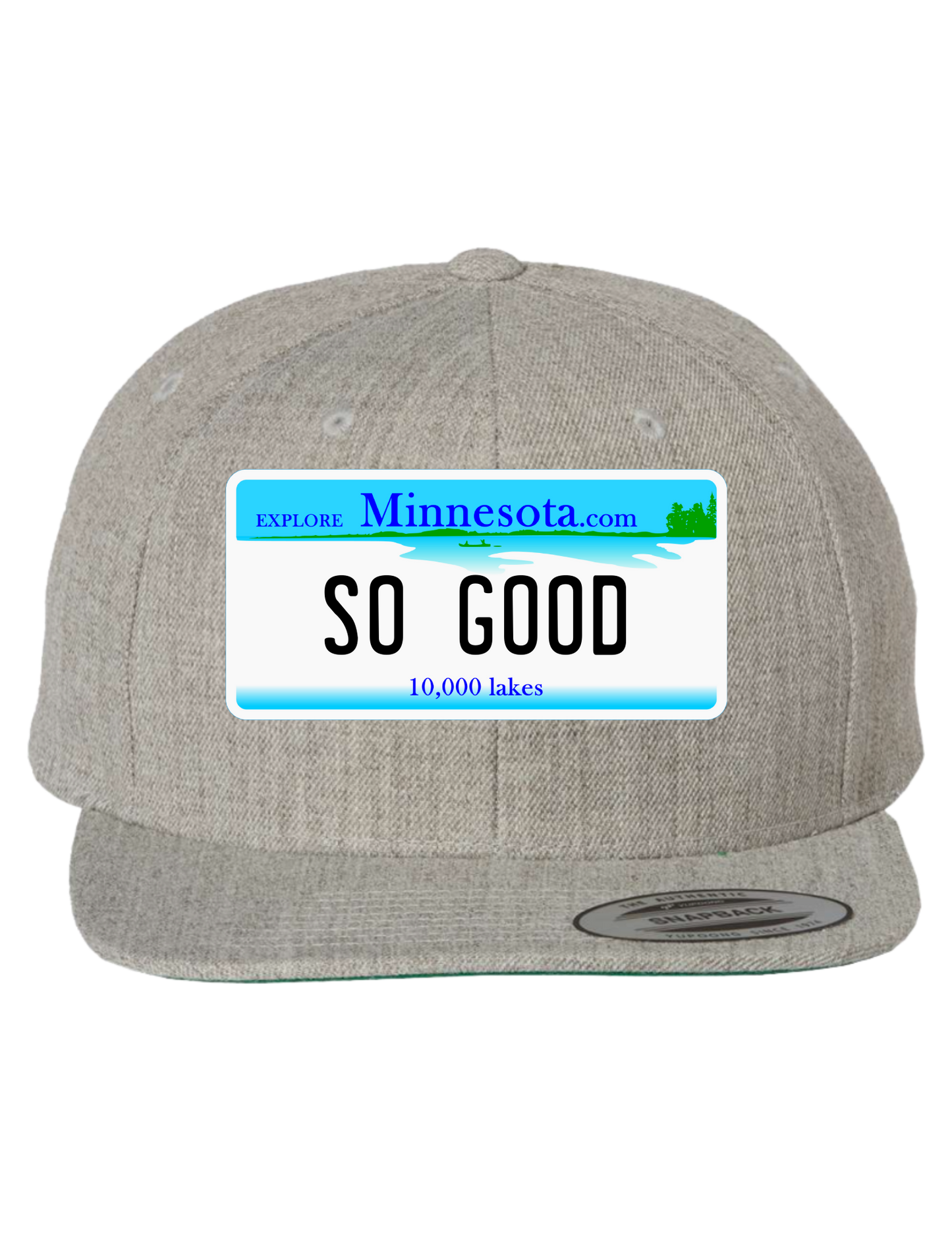 So Good Minnesota Premium License Plate Trucker Hats