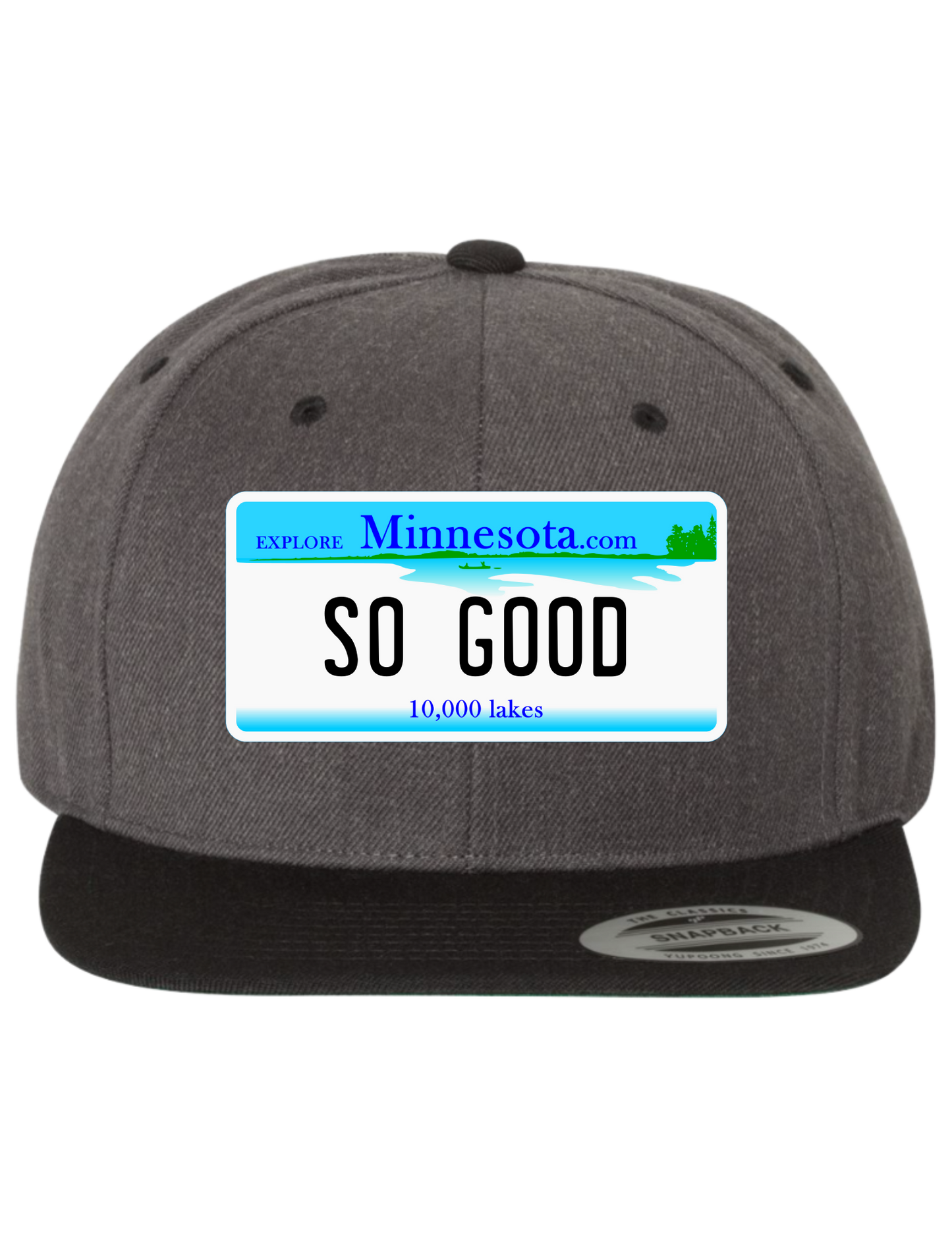 So Good Minnesota Premium License Plate Trucker Hats