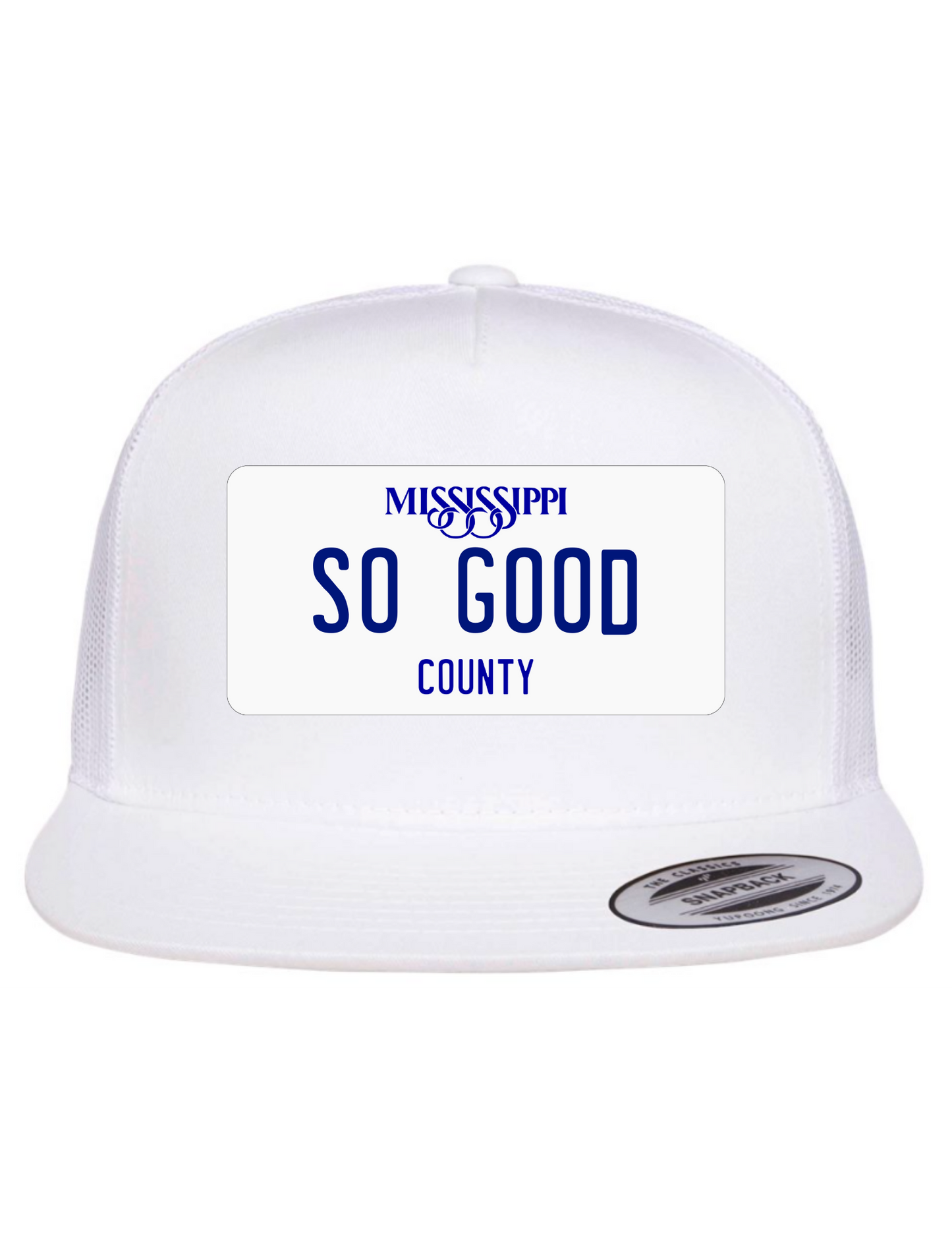 So Good Mississippi License Plate Trucker Hats