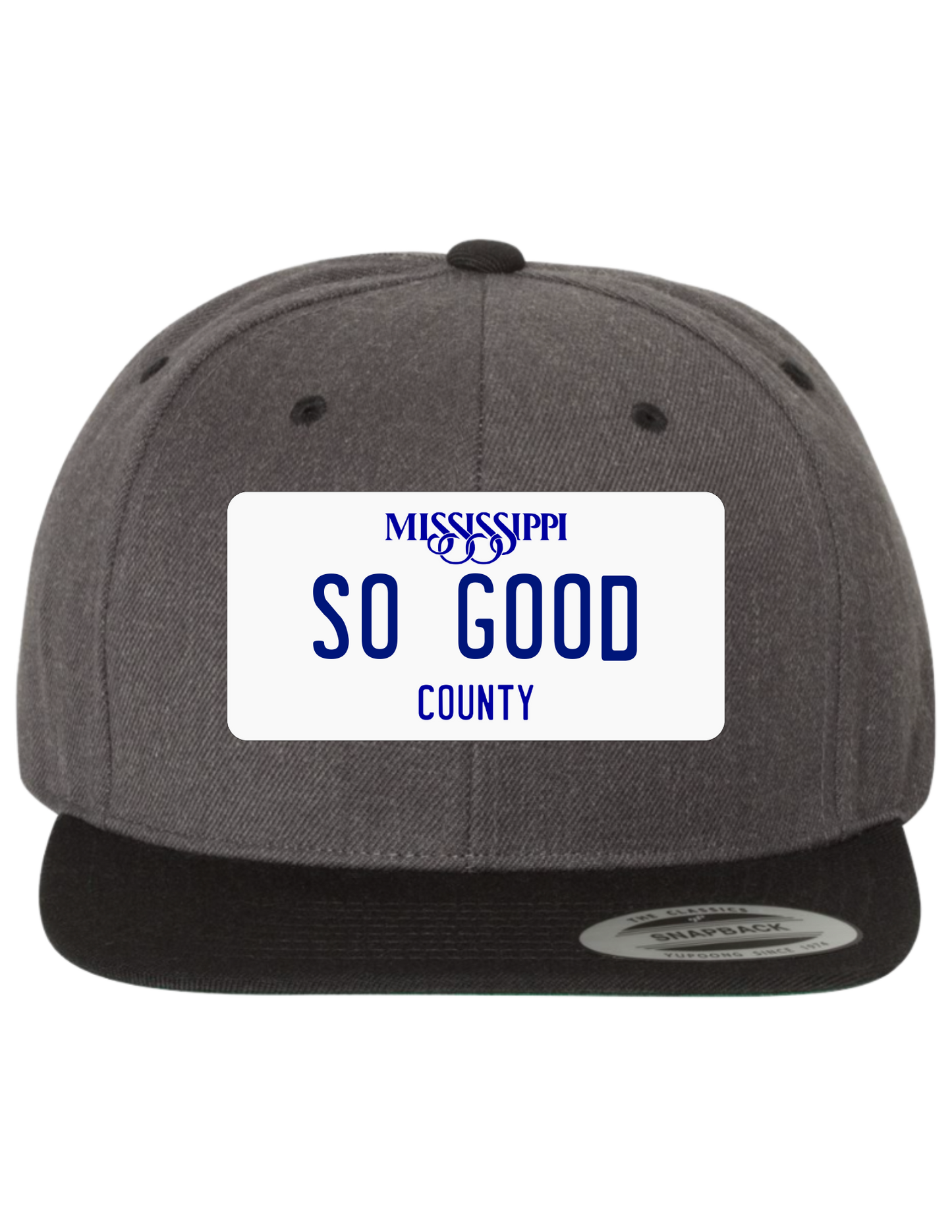 So Good Mississippi Premium License Plate Trucker Hats