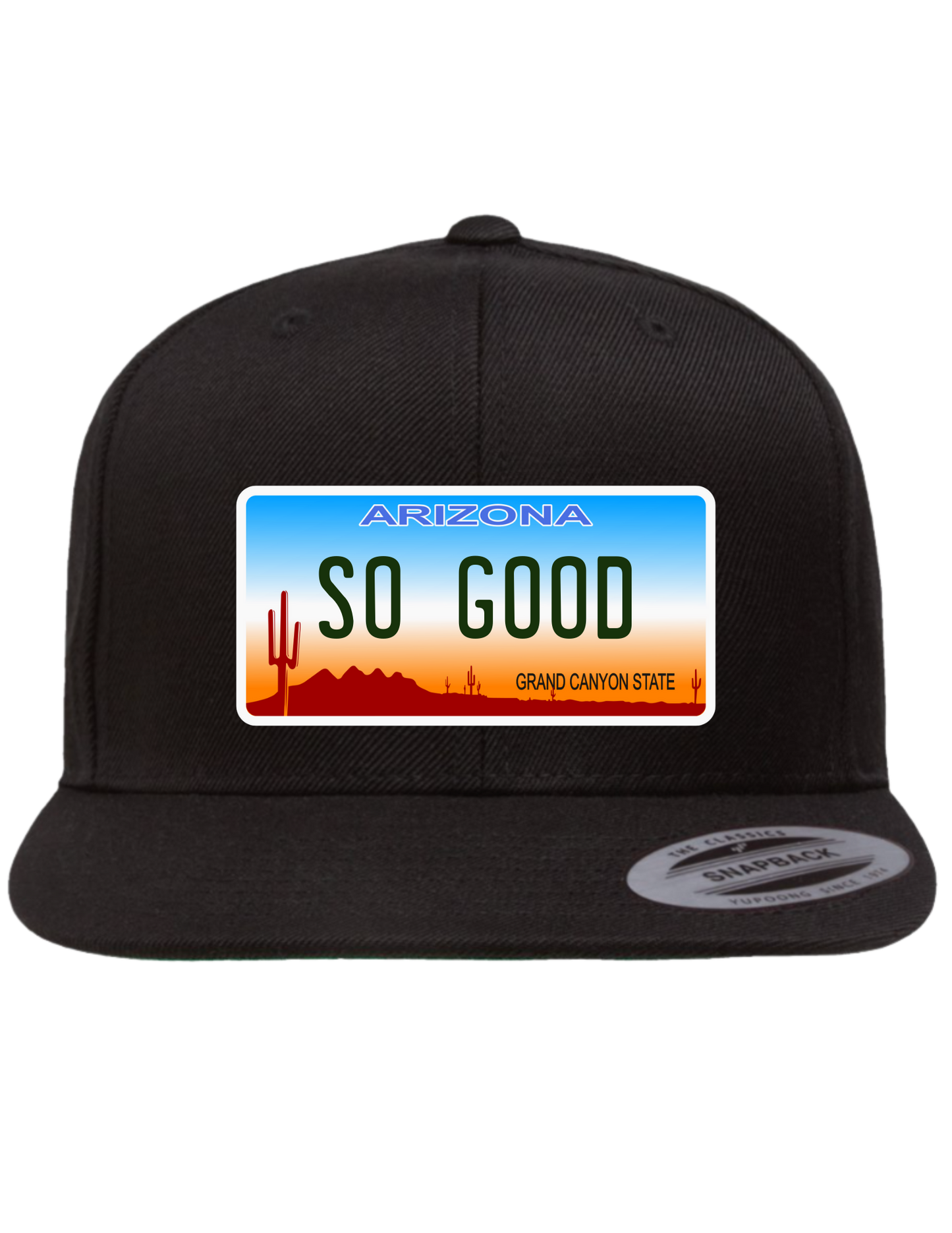 So Good Arizona Premium License Plate Trucker Hats