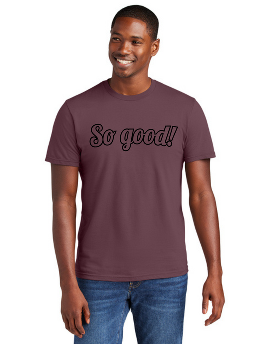 OUTLINE Logo Short Sleeve Shirt (PLUM) - So Good!