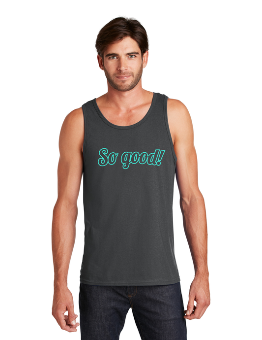 OUTLINE Logo Men's Tank (CHARCOAL) - So Good!