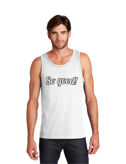 OUTLINE Logo Men's Tank (WHITE) - So Good!