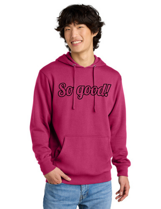 OUTLINE Logo Hoodie (DARK FUCHSIA) - So Good!