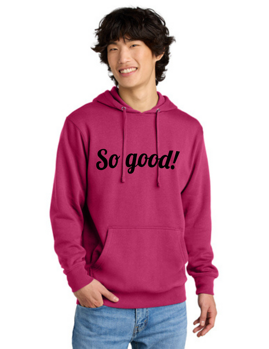 Solid Logo Hoodie (DARK FUCHSIA) - So Good!
