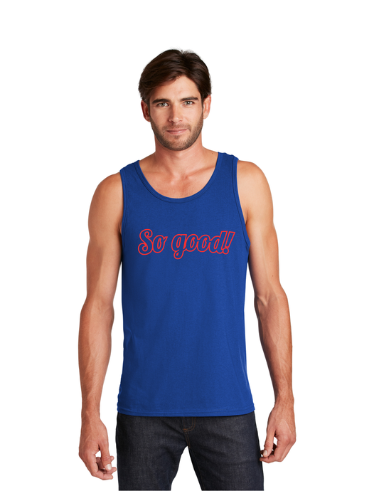 OUTLINE Logo Men's Tank (DEEP ROYAL) - So Good!