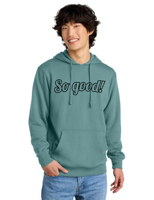 OUTLINE Logo Hoodie (EUCALYPTUS BLUE) - So Good!