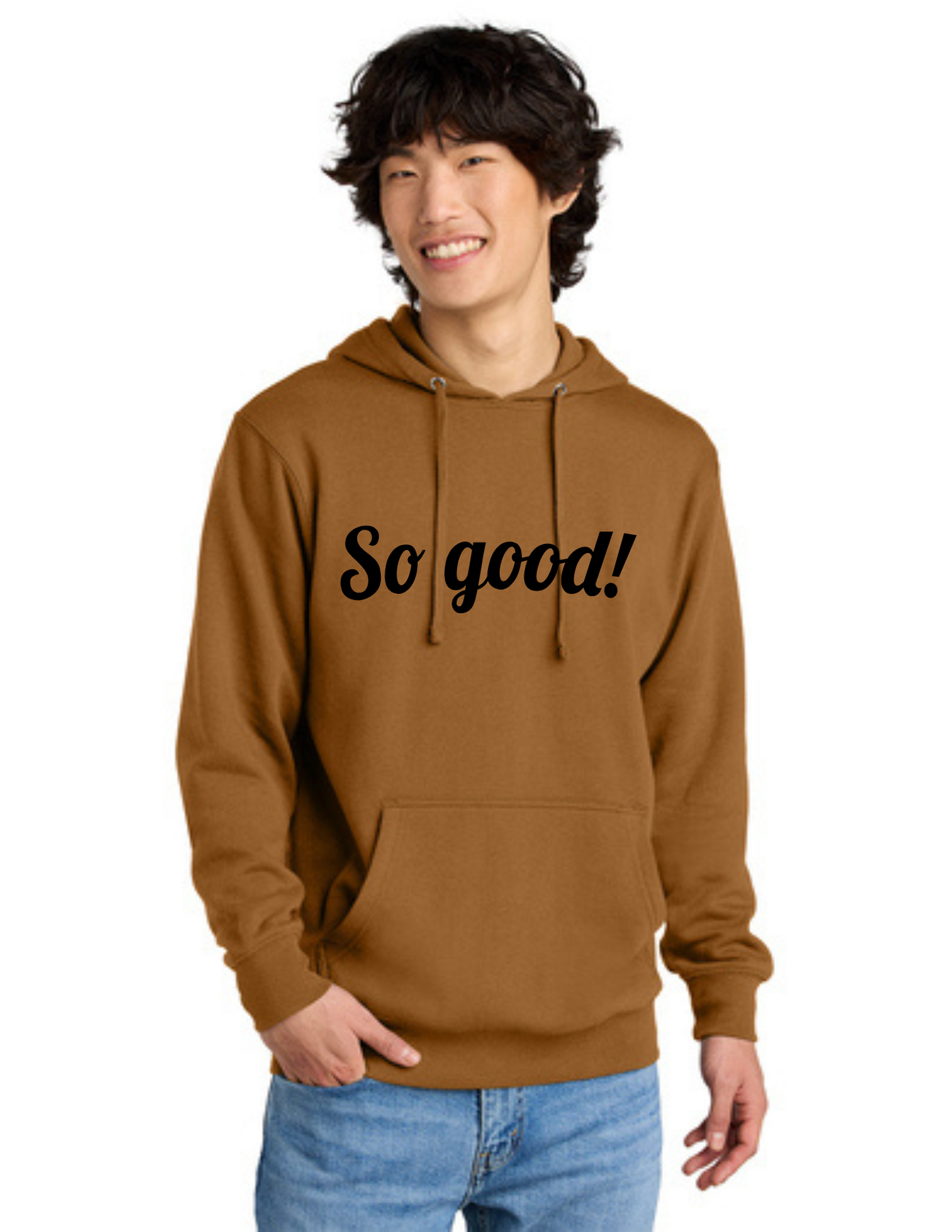 SOLID Logo Hoodie (DUCK BROWN) - So Good!
