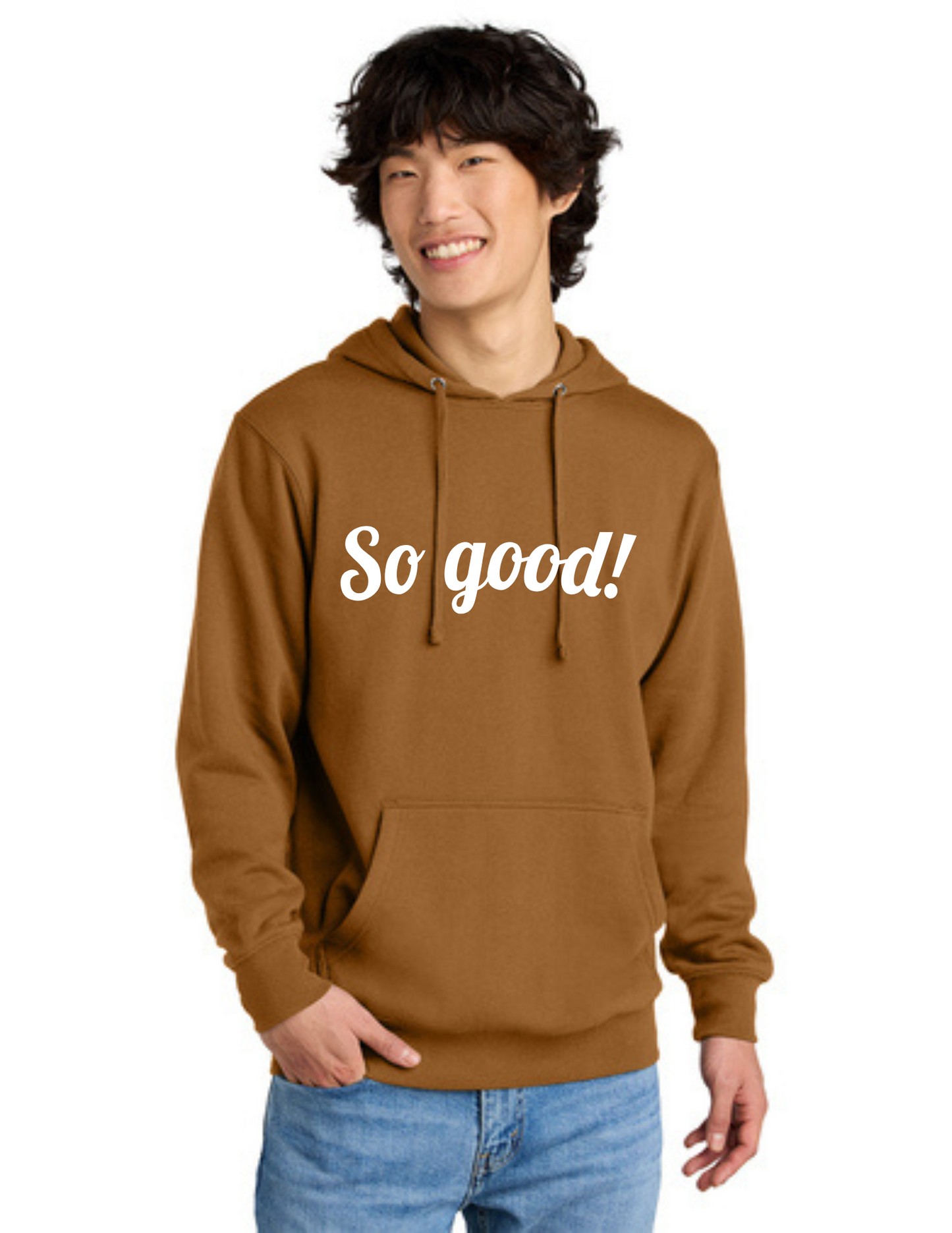 SOLID Logo Hoodie (DUCK BROWN) - So Good!