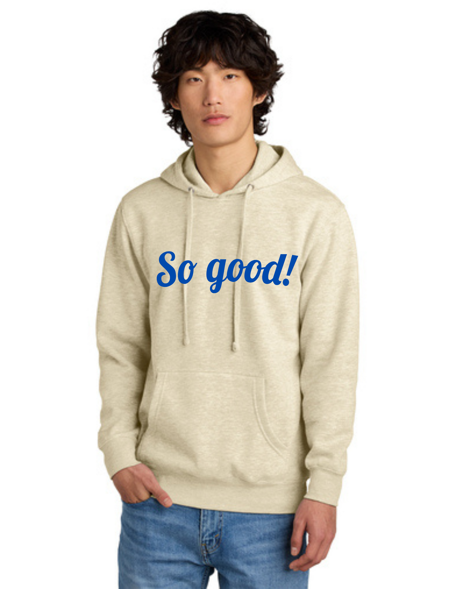 SOLID Logo Hoodie (OATMEAL HEATHER) - So Good!