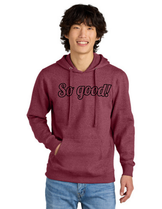 OUTLINE Logo Hoodie (HEATHERED CARDINAL) - So Good!