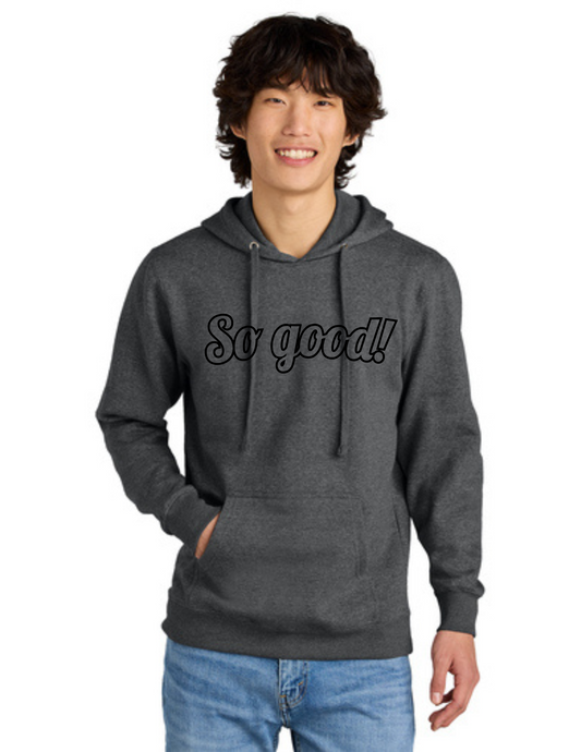 OUTLINE Logo Hoodie (HEATHERED CHARCOAL) - So Good!