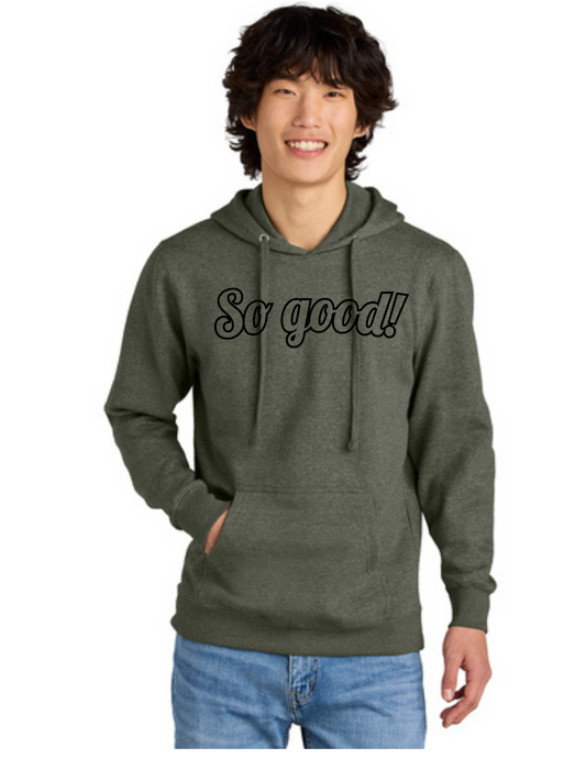OUTLINE Logo Hoodie (HEATHERED OLIVE) - So Good!