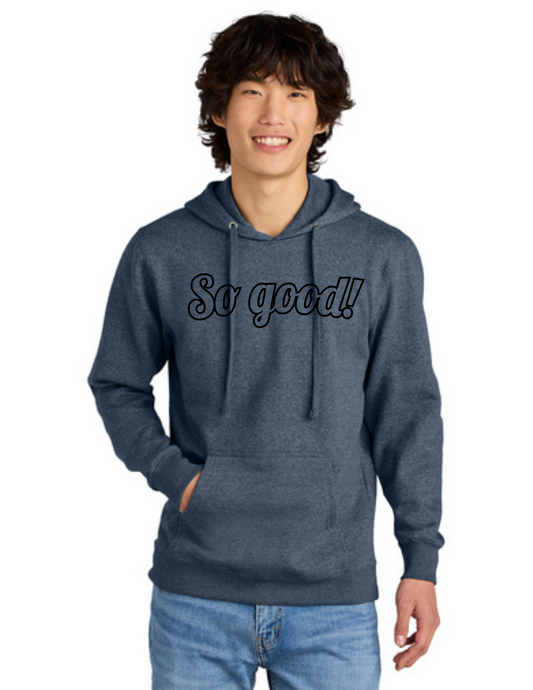 OUTLINE Logo Hoodie (HEATHERED NAVY) - So Good!