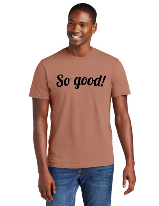 SOLID Logo Short Sleeve Shirt (DESERT ROSE) - So Good!