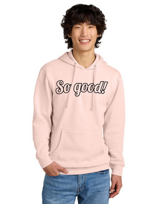 OUTLINE Logo Hoodie (ROSEWATER PINK) - So Good!