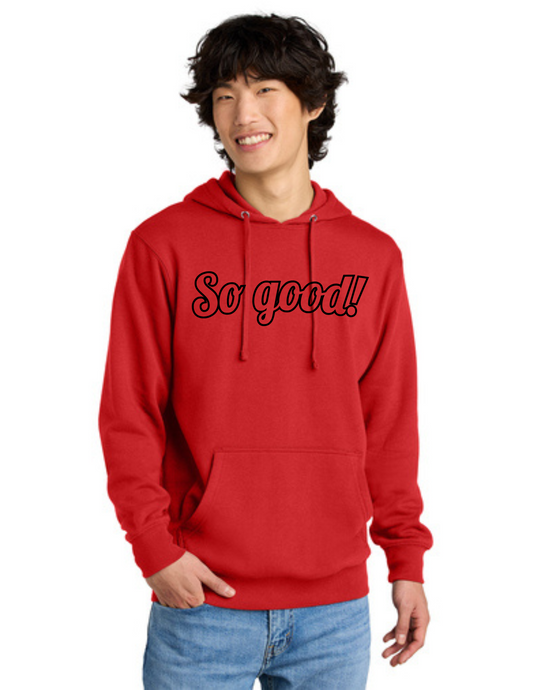 OUTLINE Logo Hoodie (FIERY RED) - So Good!